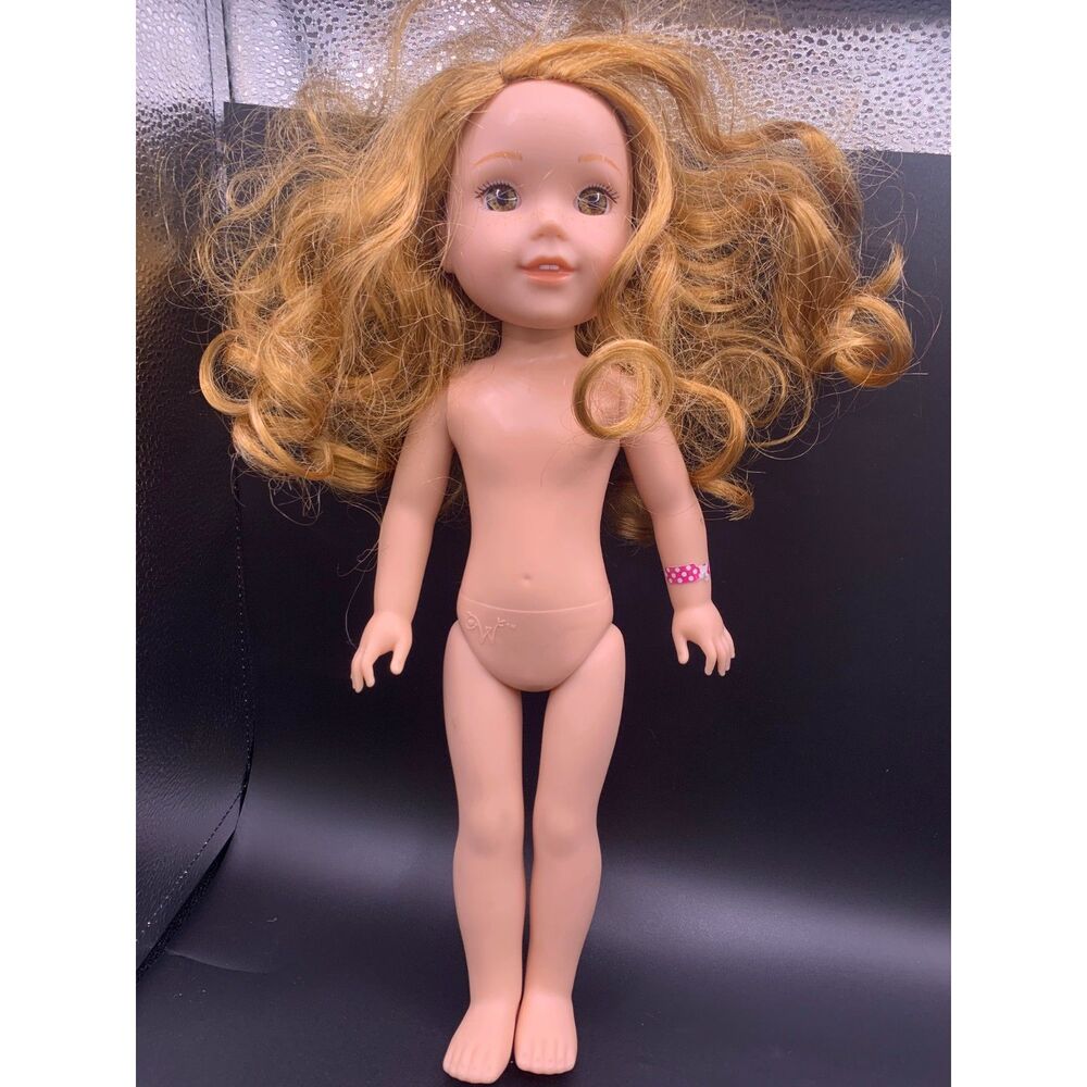 American Girl Wellie Wishers Camille Doll Brown Curly Hair Brown Eyes